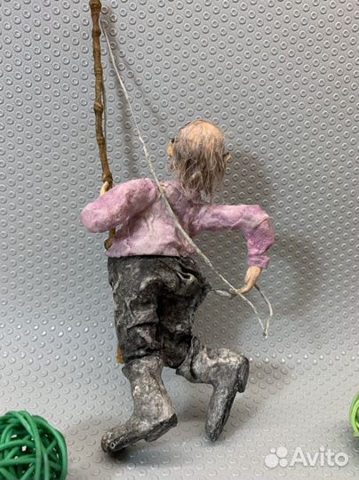 Ватные елочные игрушки