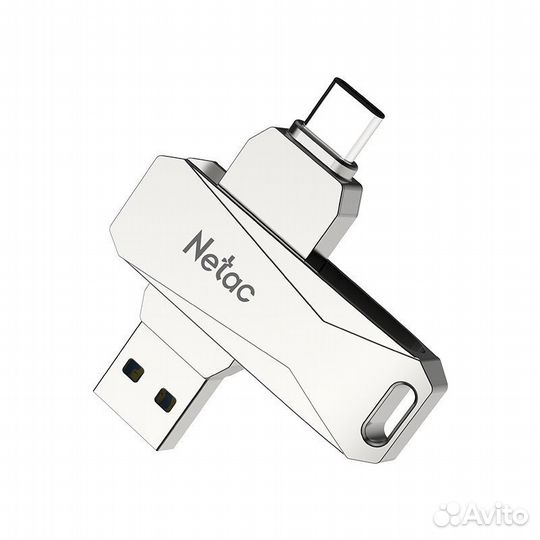 Новый Флеш-накопитель Netac 32Гб USB3.2+Type-C