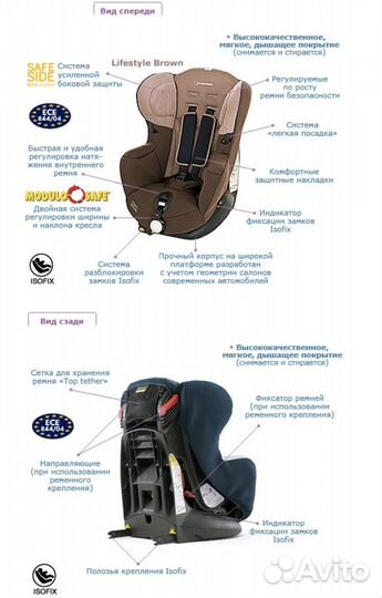 Кресло детское Bebe confort Iseos Isofix 9-18