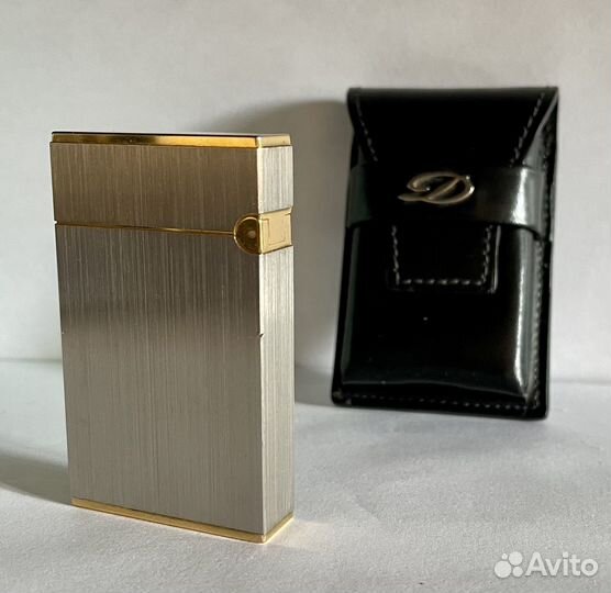 Зажигалка Dupont ligne 2 Matte Palladium & Gold
