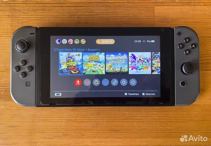 Nintendo switch Gray (вторая ревизия)