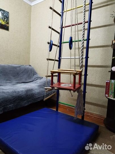 Шведская стенка с матом