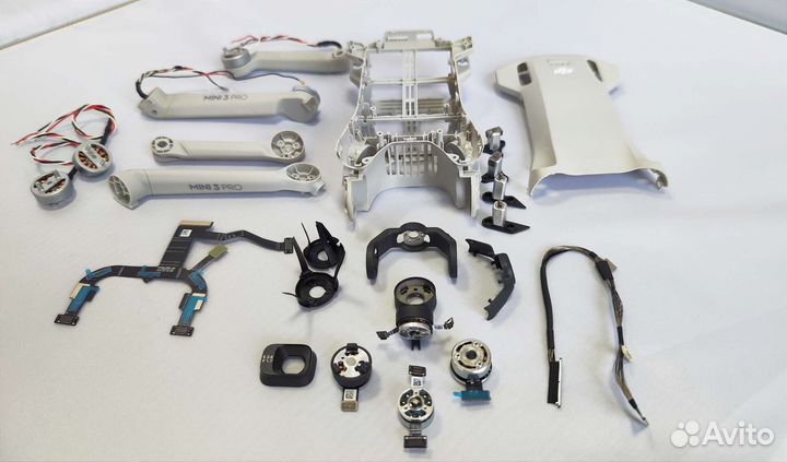 DJI mini 3 PRO запчасти, шлейф, моторы