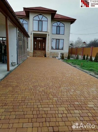 Тротуарная плитка вибропрессованная