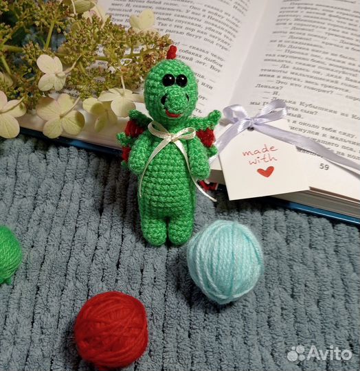 Вязаные игрушки дракон