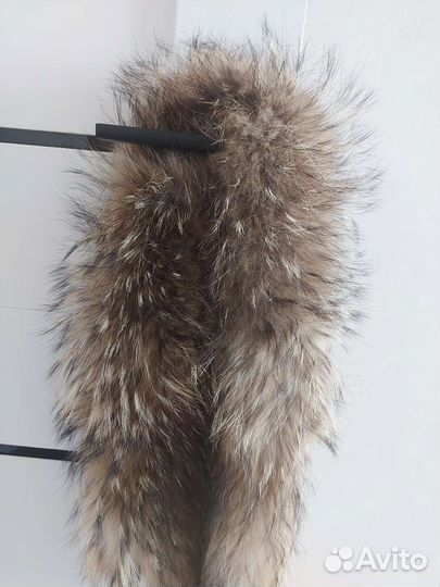 Меховой воротник енот