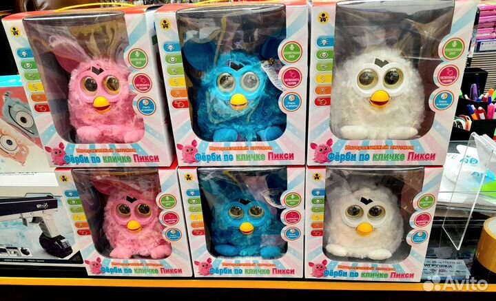 Игрушка Furby ферби Белий Розовый и Синий