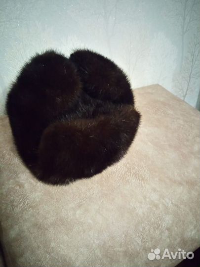 Шапка норковая обманка