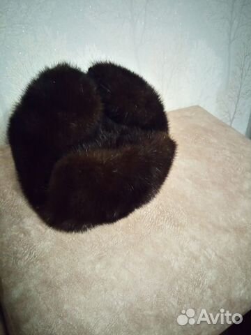 Шапка норковая обманка