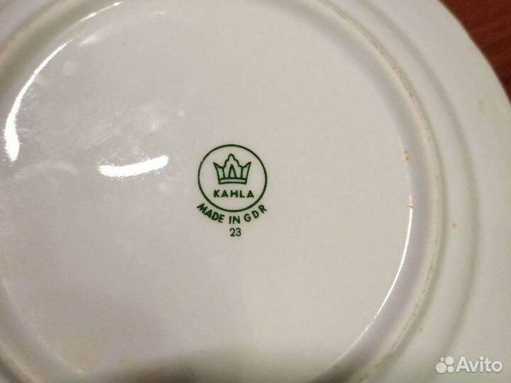 Фарфоровая тарелка Kahla GDR