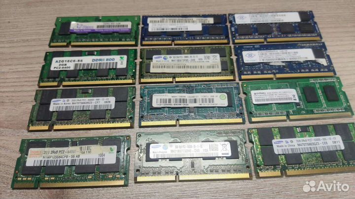 Оперативная память для ноутбука DDR2,DDR3 2 Gb,4Gb
