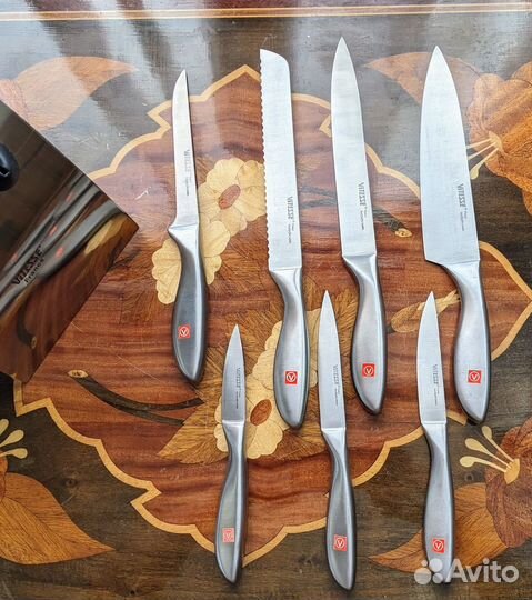 Набор кухонных ножей Vitess Angela (7шт)