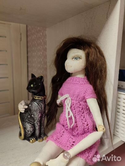 Интерьерная кукла ручной работы