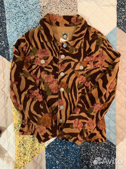 Бархатная джинсовка для девочки Cimarron