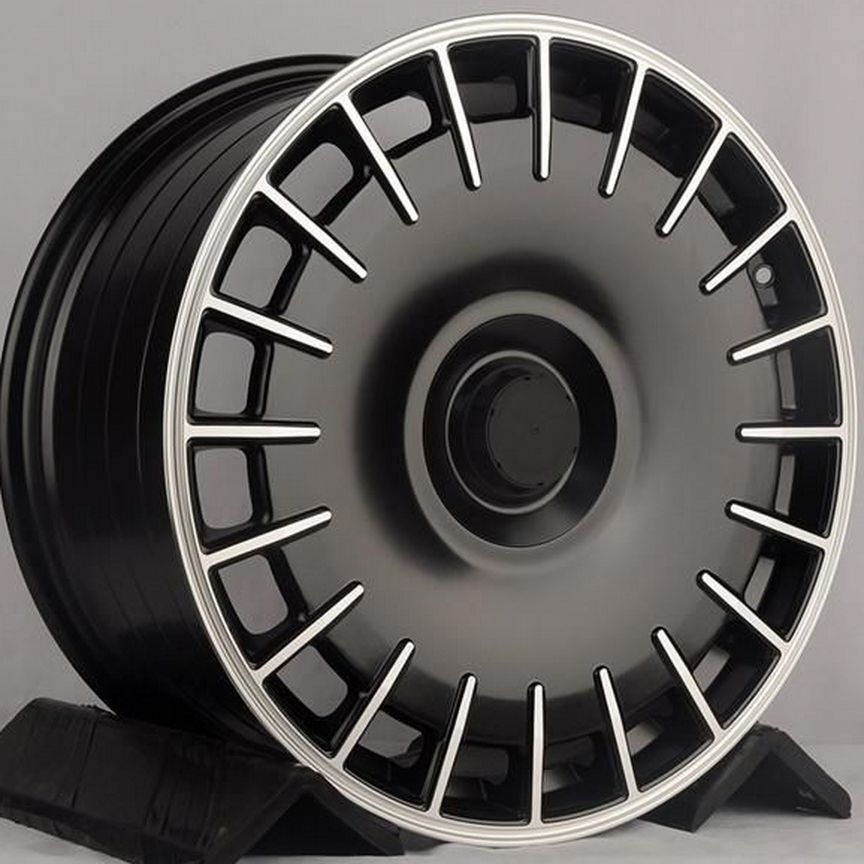 RGW MH148 : 8,5x20 5*112 Et:36 Dia:66,6 Matt Black Machined Lip