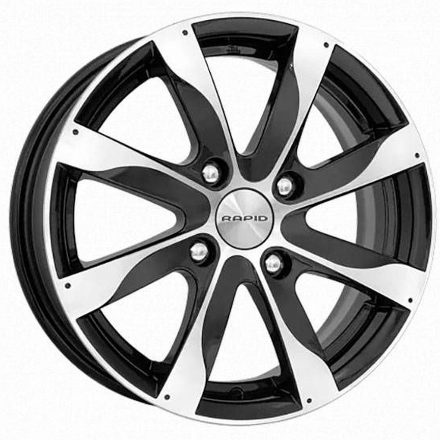 Диски K&K Джемини 6x15 4x100 ET37 D60.1 Алмаз черный
