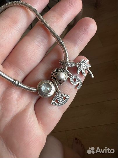 Серебряный браслет pandora