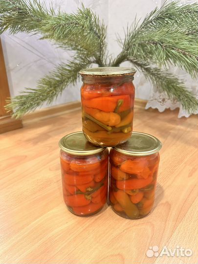 Перец острый маринованный
