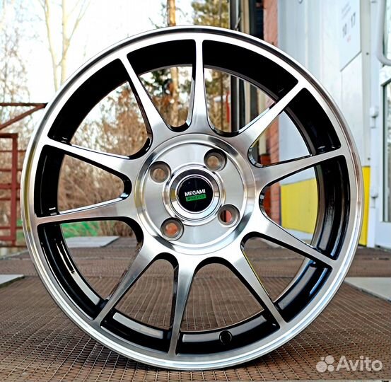 Диски Megami MGM-5 6x14/4x100 ET43 D60.1 BKF(4шт)