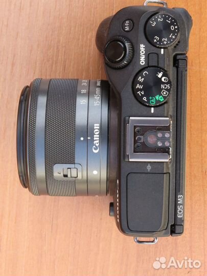 Беззеркальный Canon EOS M 3 Kit+адаптер Meike
