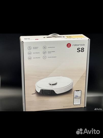 Робот пылесос roborock s8