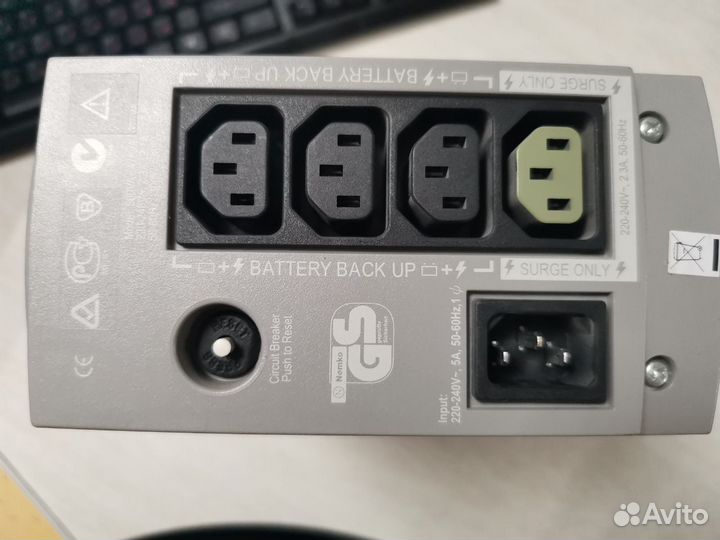 Ибп бесперебойник APC back-ups 500