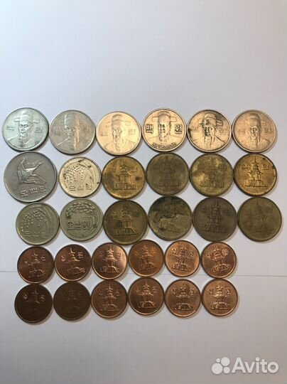 Монеты Южной Кореи