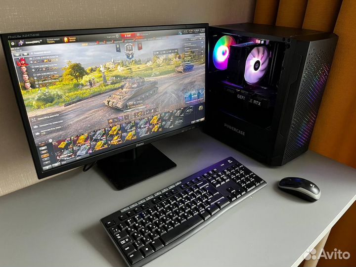 Игровой компьютер i3-12100F 16/512 RTX3060 (новый)