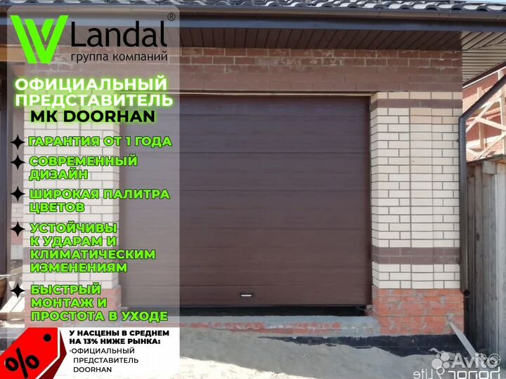 Секционные ворота