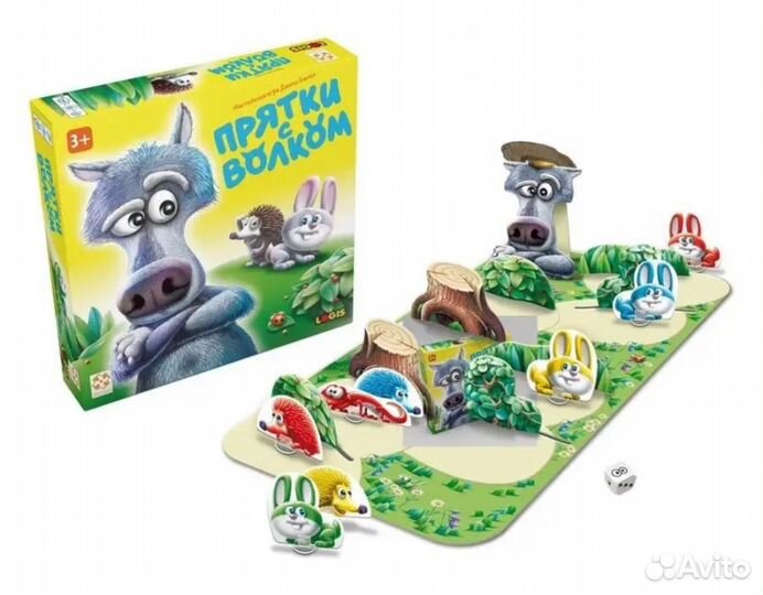 Настольная игра Прятки с волком