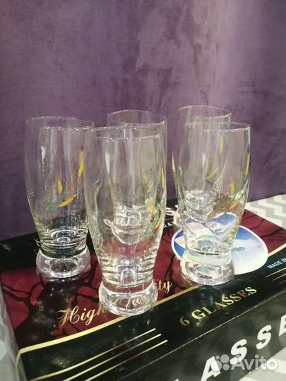 Бокалы 5 штук