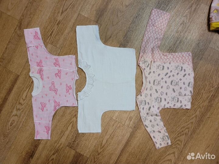 Пакет вещей для новорождённой девочки