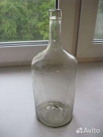Бутыль.Графины зеленого стекла времён СССР