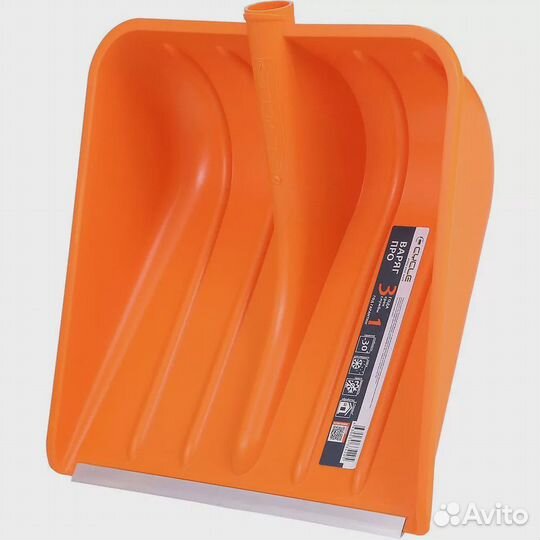 Лопата (ковш) снеговая пластм. 400x400мм d32мм с