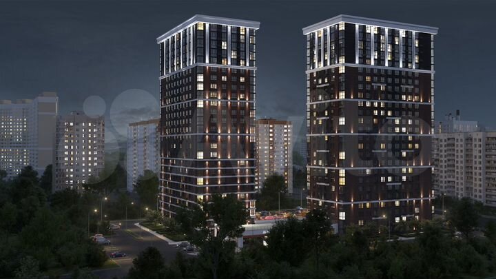 2-к. квартира, 59,7 м², 19/25 эт.