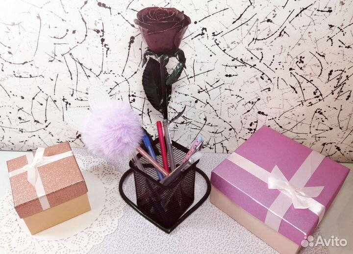 Роза из металла