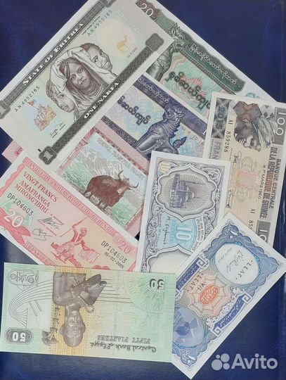 Банкноты разных стран состояния 