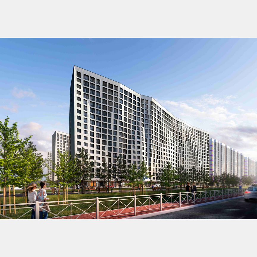 2-к. квартира, 67,1 м², 6/18 эт.