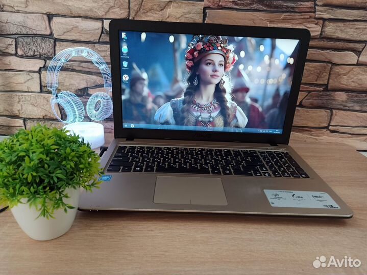 Ноутбук для офиса и учёбы asus x540s