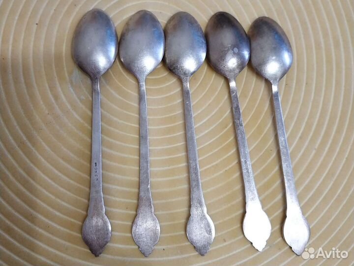 Ложечки чайные мельхиор, редкие