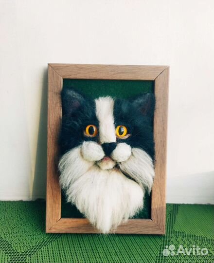 Картина из шерсти