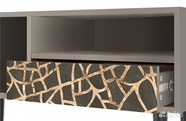 Тв-тумба T3 - Сатин - Enlarged Leaf