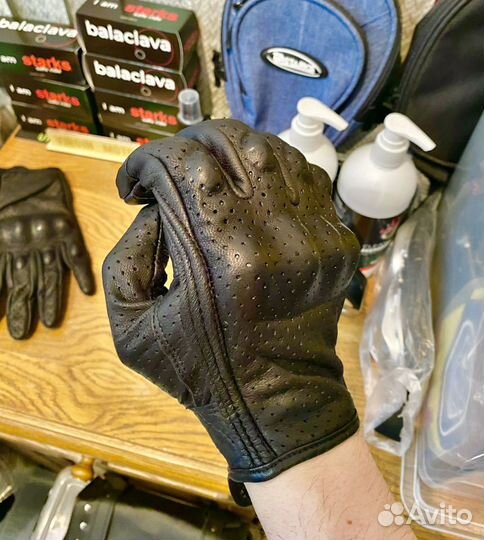 Перчатки кожаные размеры