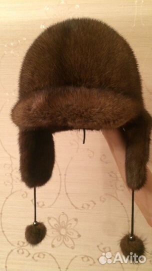 Норковая шапка женская