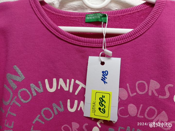 Новый свитшот United colors of Benetton,размер 146