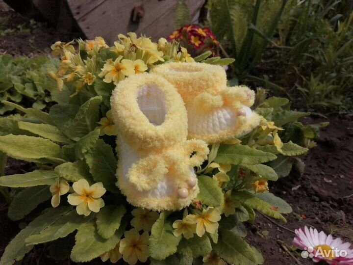 Свяжу детские пинетки на заказ