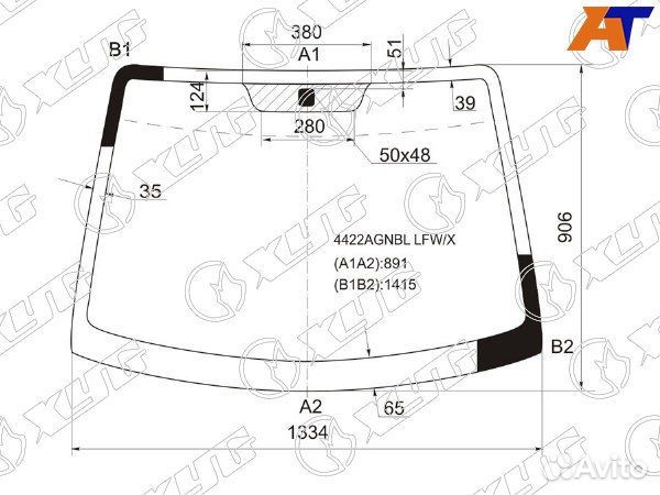 Стекло лобовое KIA morning