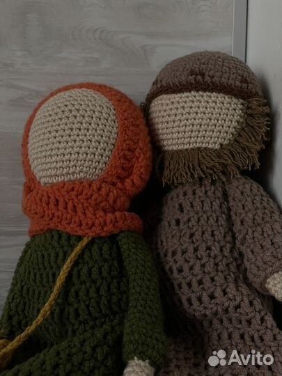 Вязаная кукла мусульманка