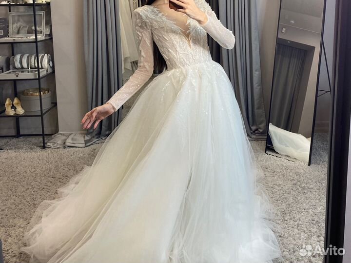 Свадебное платье (40/42, xs/s)