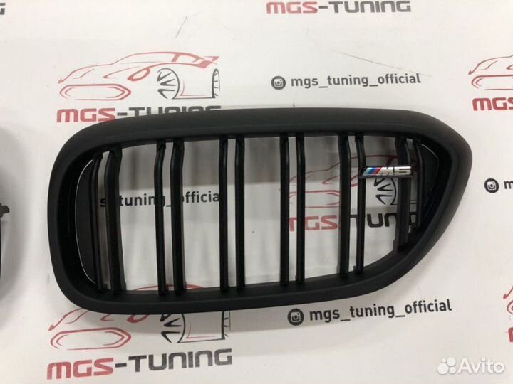 Решетка BMW 5 серии G30 в стиле М5 черная матовая